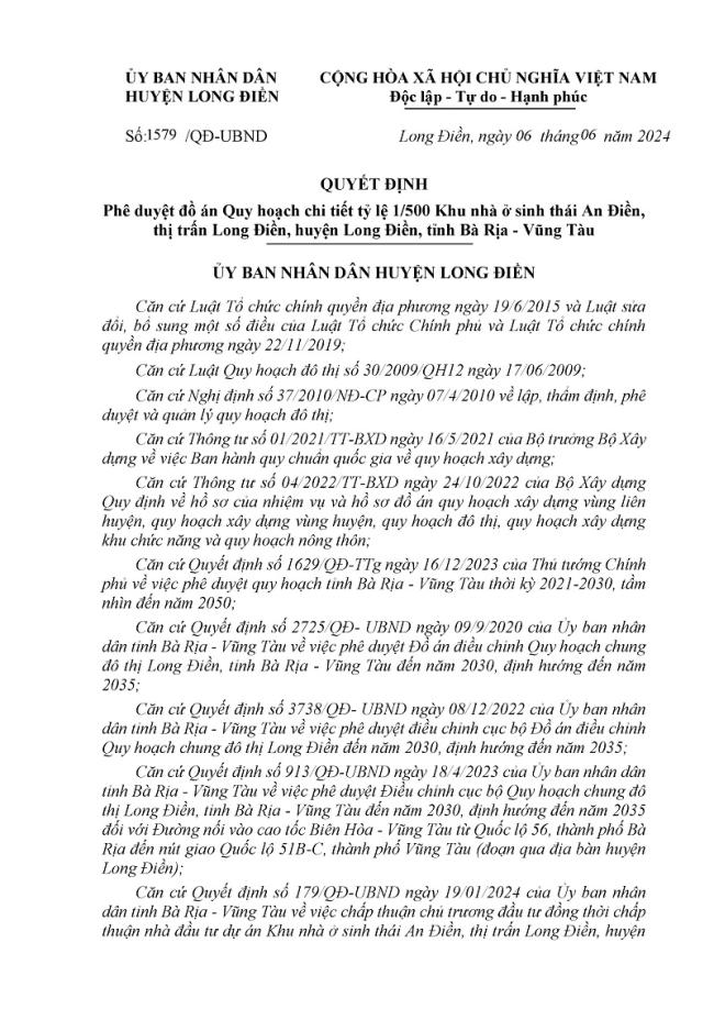 Quy hoạch chi tiết 1/500 Gold Coast Vũng Tàu