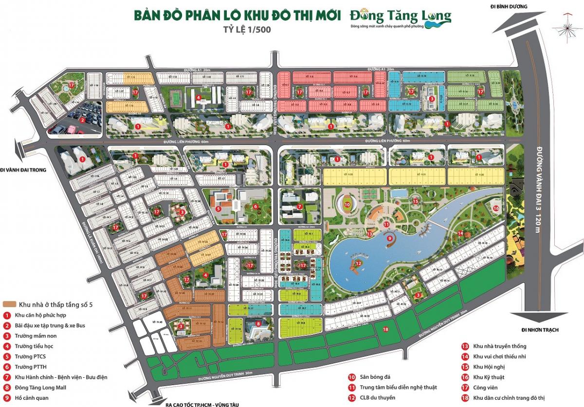 Mặt bằng Đông Tăng Long